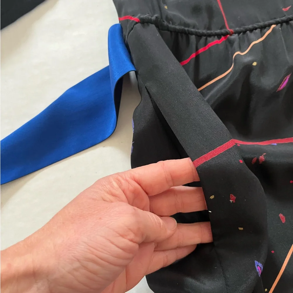 Oleg Cassini vintage short dress long sleeve + belt size 6 excellent condition - Picture 9 of 16